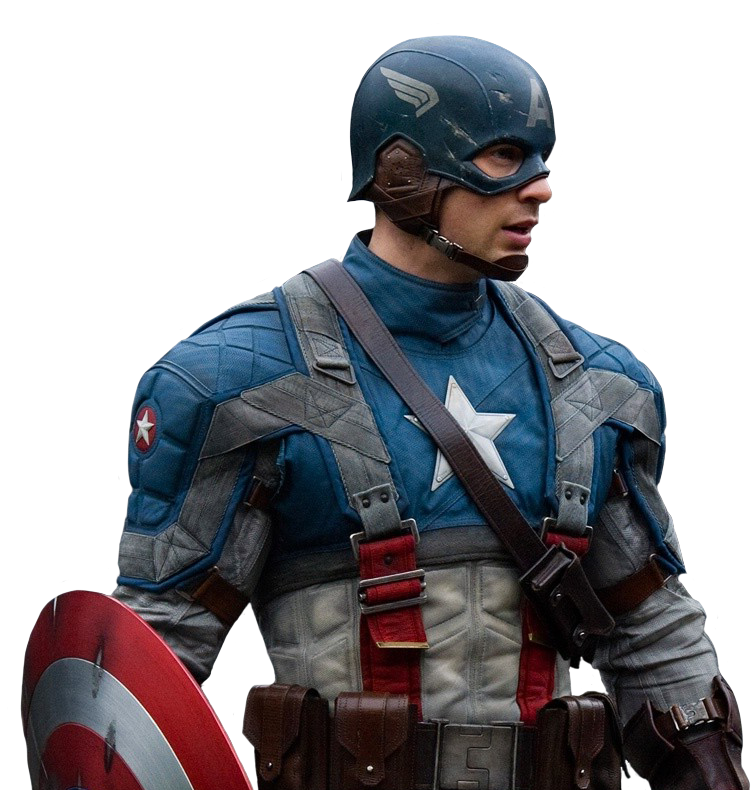Captain Avenger America: The America Transparent First Clipart