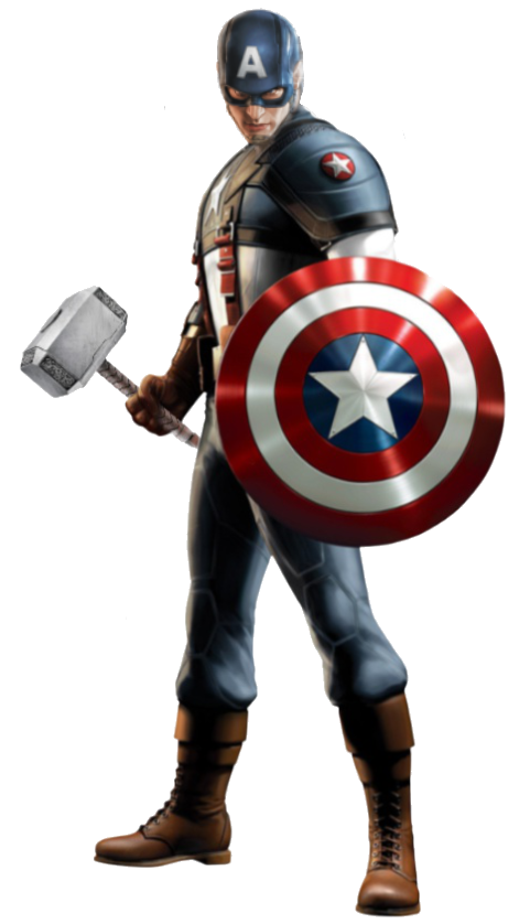 America Universe Cinematic Thor Captain Marvel Clipart