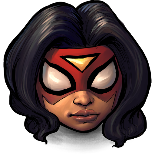 Comics Mask Illustration Face Forehead Spiderwoman Clipart