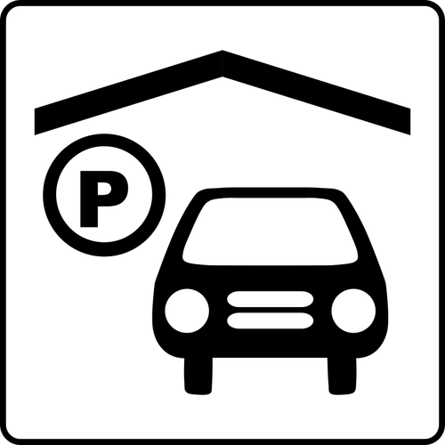For Hotel Has Indoor Parking Clipart