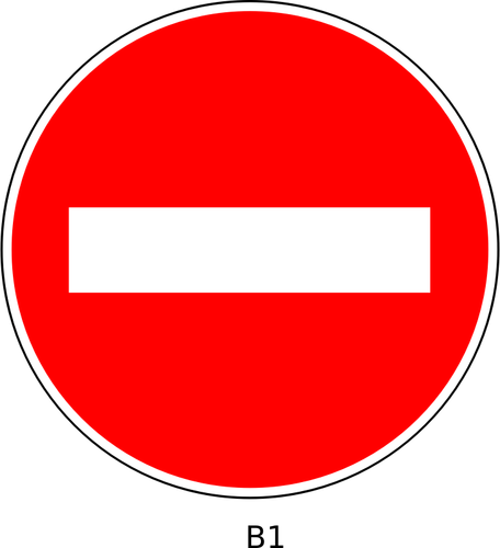 No Entry Traffic Order Sign Clipart
