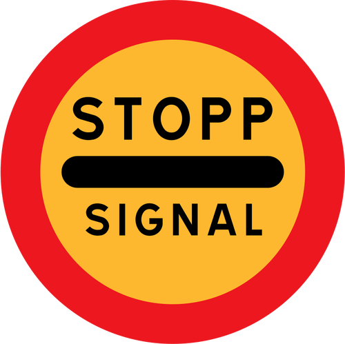 Stopp Signal Road Sign Clipart