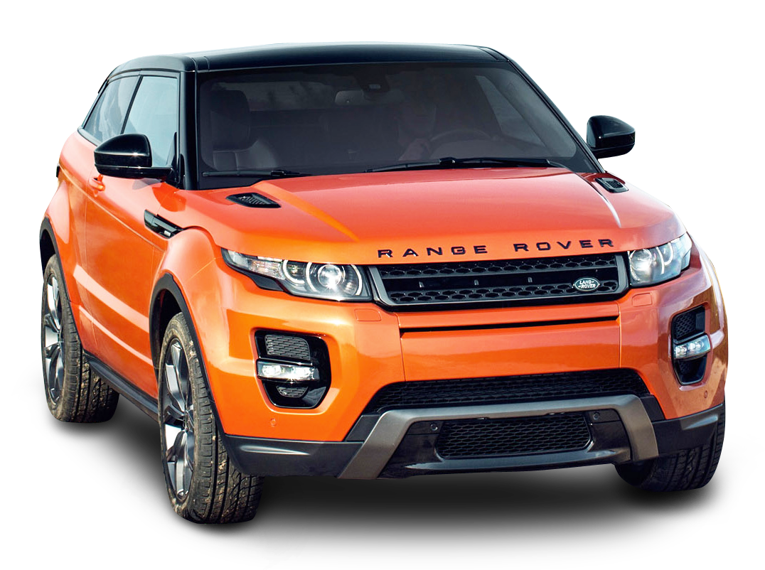 Rover Land Evoque Orange Range Sport 2015 Clipart