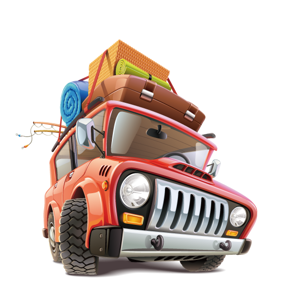 Car Travel Illustration By Travel,Traveling Trip Road Clipart