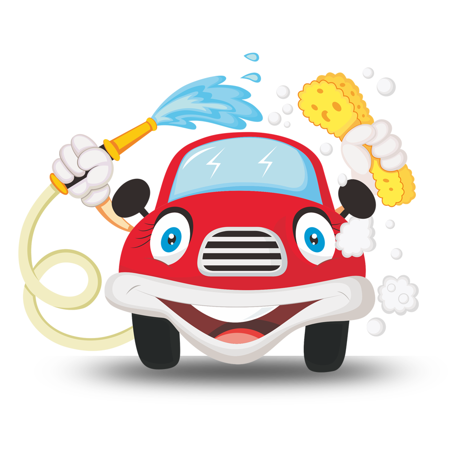 Car Red Cartoon Illustration Wash Free Download Image Clipart