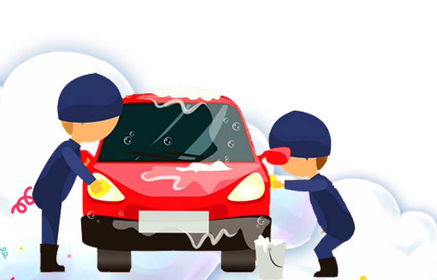 Mazda Car Man Cartoon Wash Free Clipart HD Clipart
