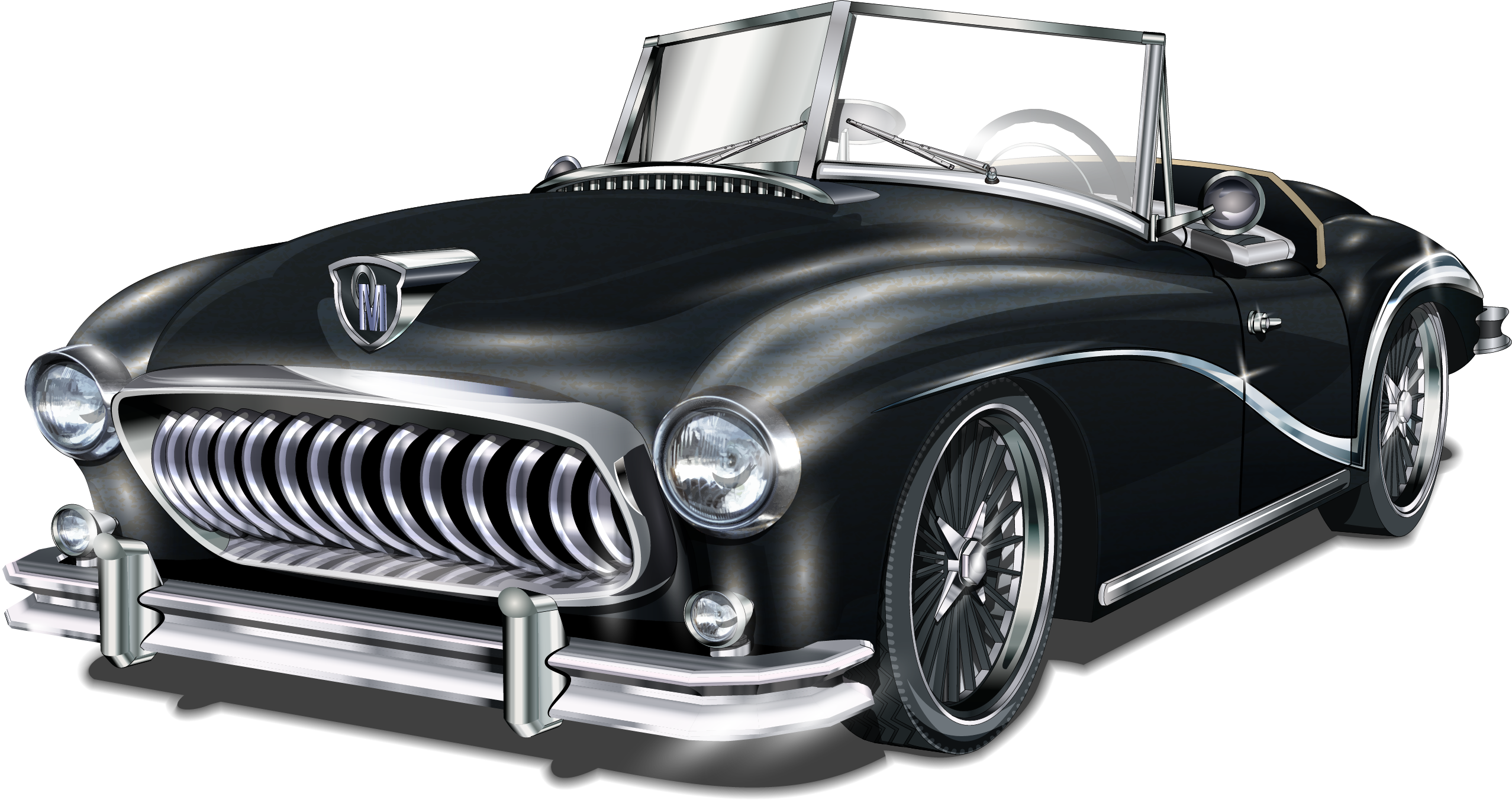 Car Cars Vector Vintage Classic HD Image Free PNG Clipart