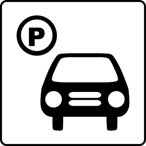 For Hotel Has Parking Clipart