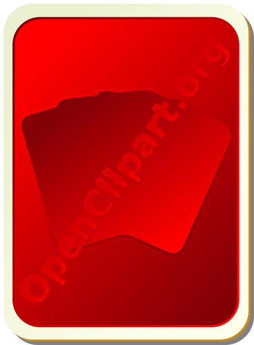 Back Of Red Playing Card Clipart