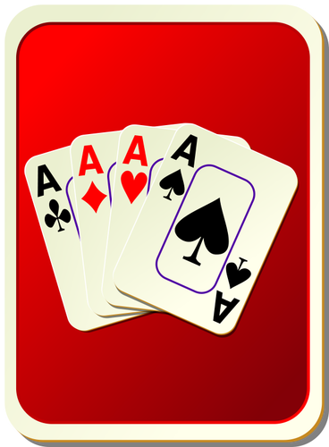 Red Playing Card Back Clipart