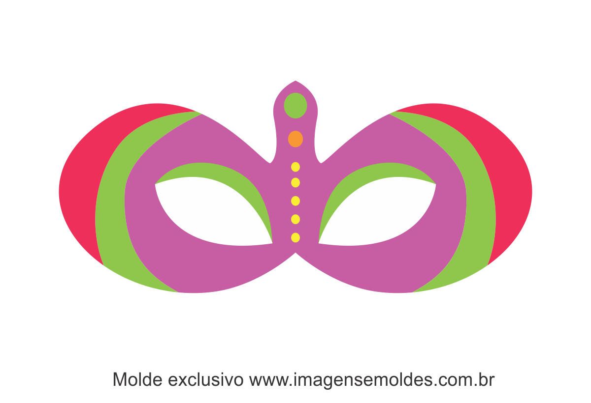 Handicraft Carnival Aline Mockup Felt Mask Logo Clipart