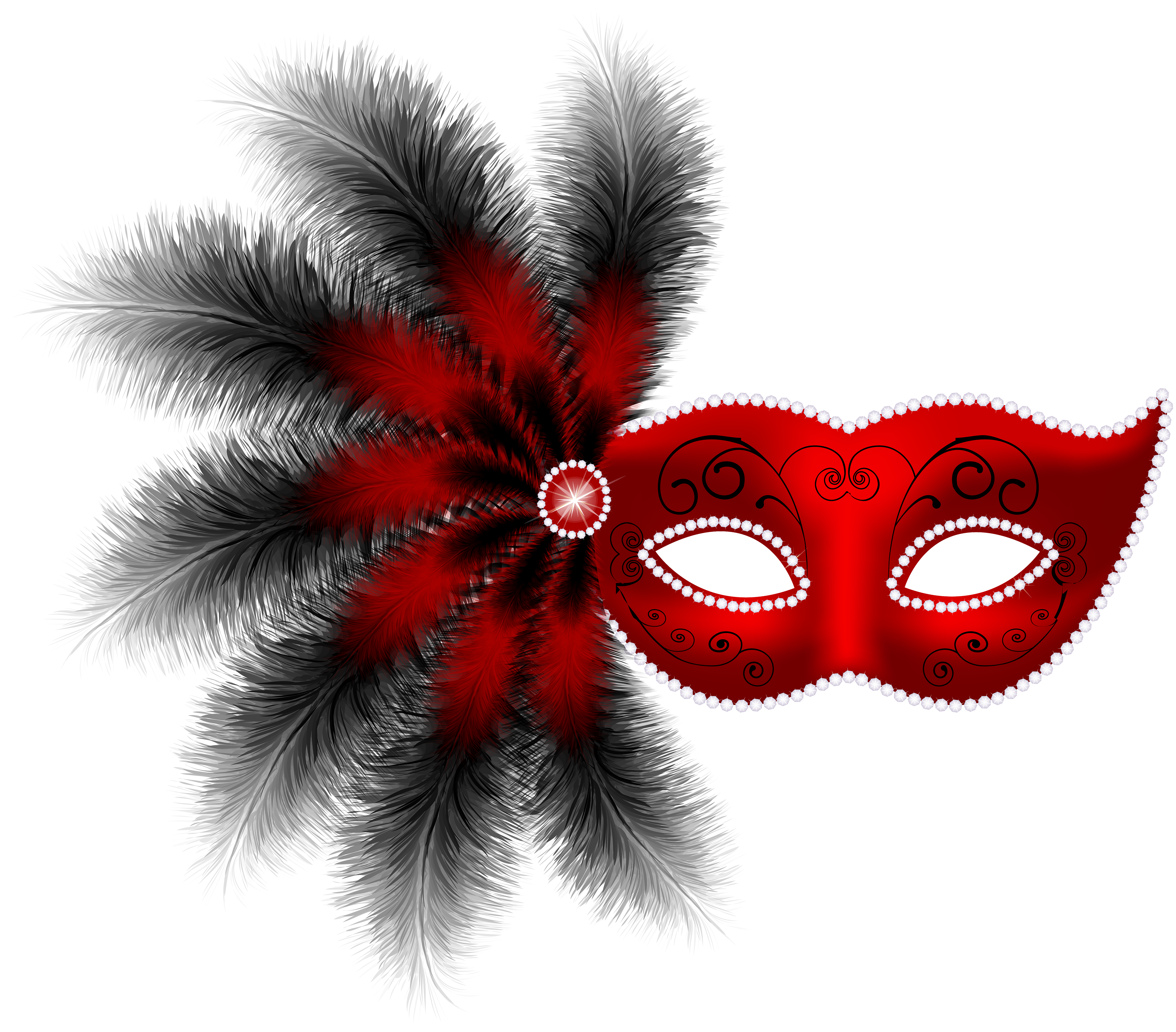 Venice Ball Carnival Masquerade Of Mask Feather Clipart