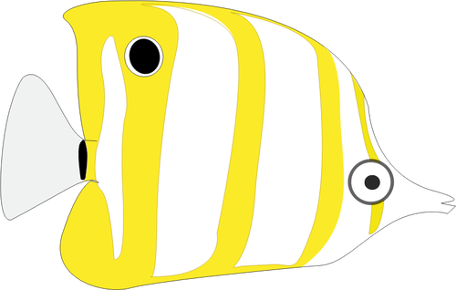 Yellow Tropical Fish Clipart