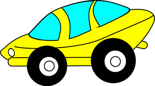 Cartoon Sporty Car Clipart
