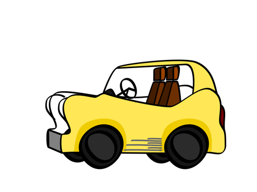 Cartoon Sporty Car Clipart