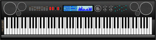 Of Synthesizer Clipart