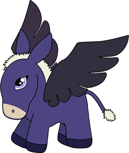 Pegasus Donkey Clipart