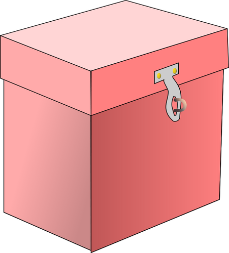 Of A Red Box Clipart
