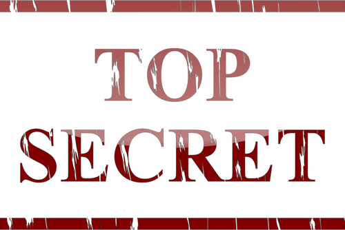 Top Secret Sticker Clipart