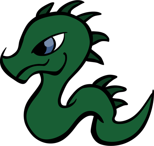 Green Dragon Clipart