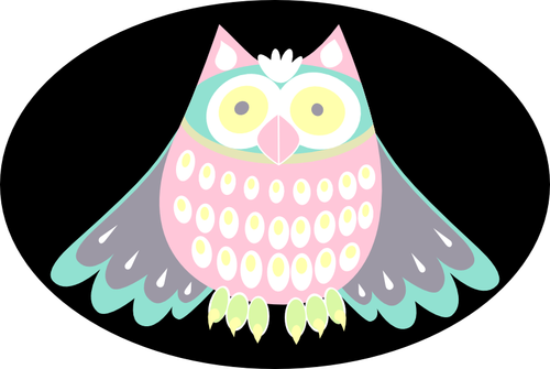 Colorful Owl Clipart