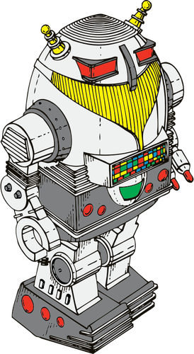Sci-Fi Toy Robot Clipart