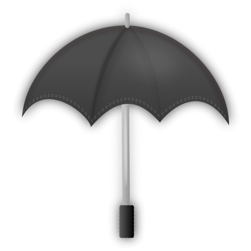 Of Grayscale Umbrella Clipart