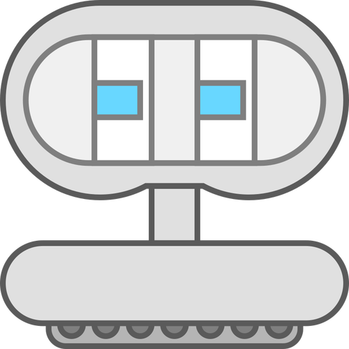 Robot Icon Cartoon Style Clipart