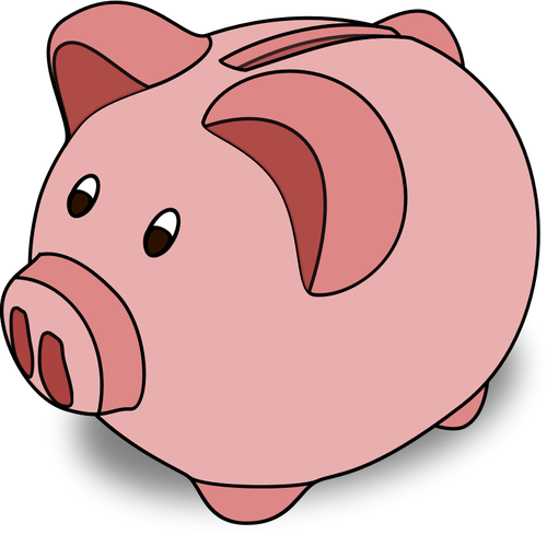 Cartoon Piggy Bank Clipart