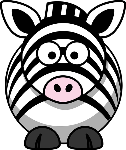 Of Cartoon Zebra Clipart