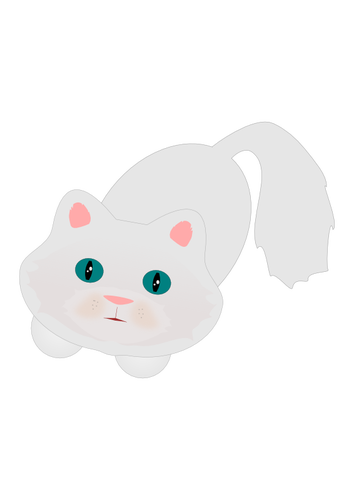 Cute Fluffy Cat Clipart