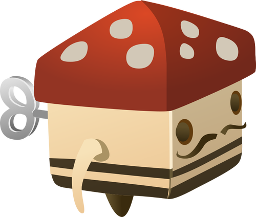 Mushroom Toy Clipart