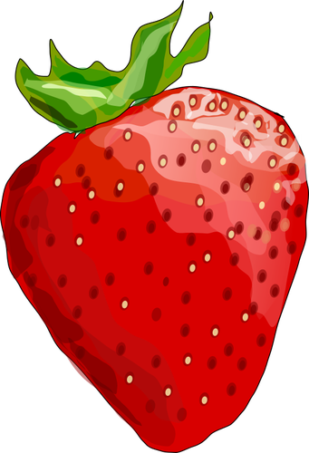 Of Shiny Strawberry Clipart