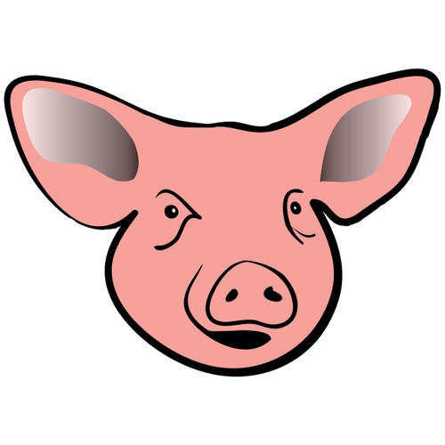 Pig Head Cartoon Clip Art Clipart