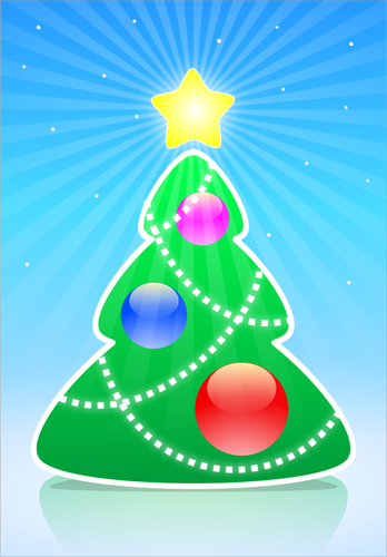 Cartoon Christmas Tree Clipart