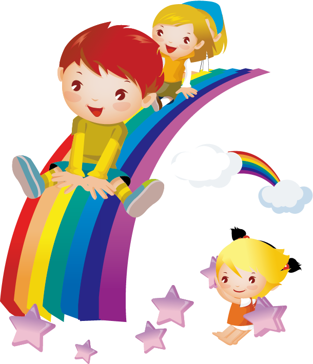 Vector Rainbow Slide Computer File Free Clipart HQ Clipart
