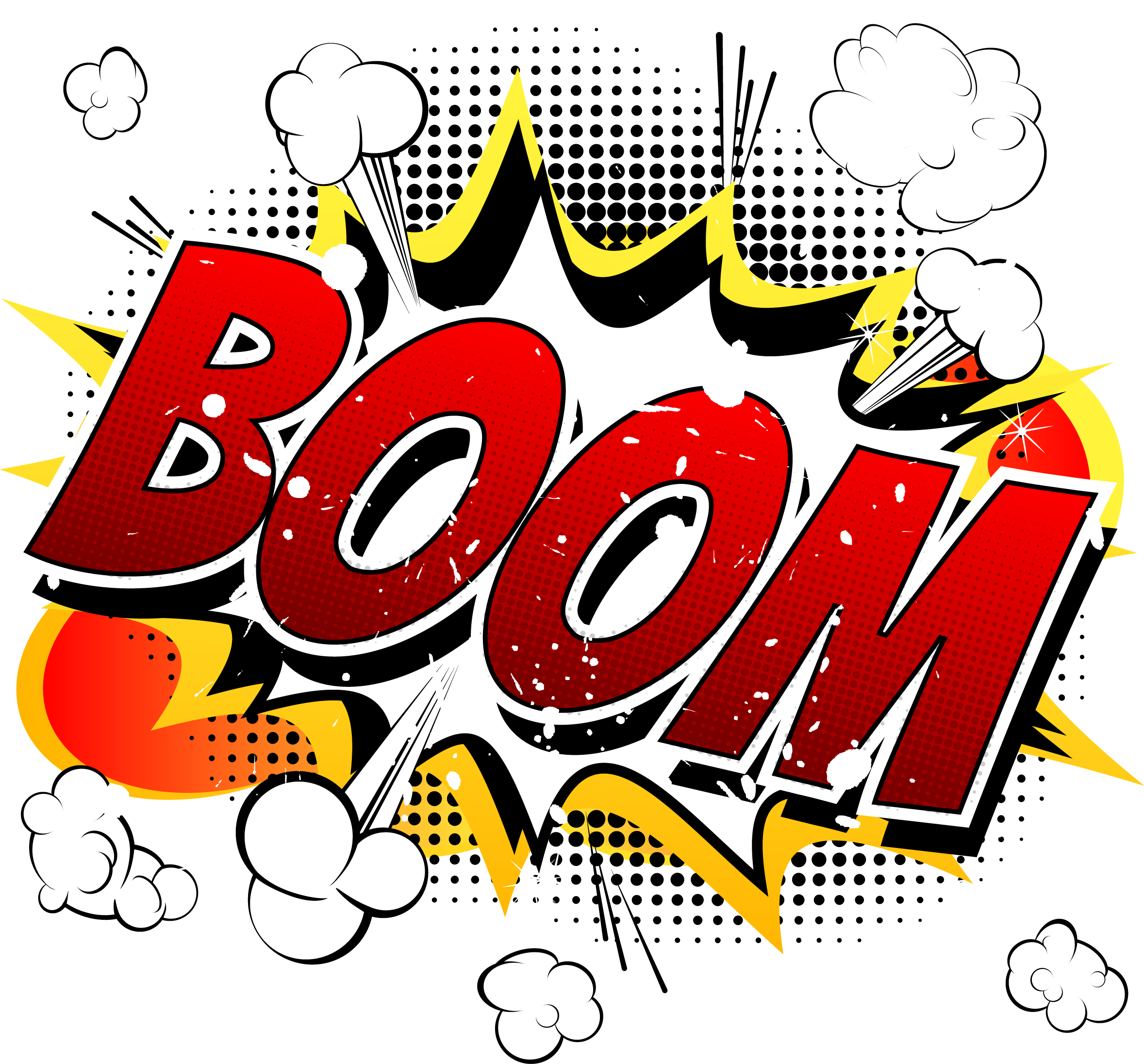 Vector Explosion Comics Illustration Book Boom Comic Clipart