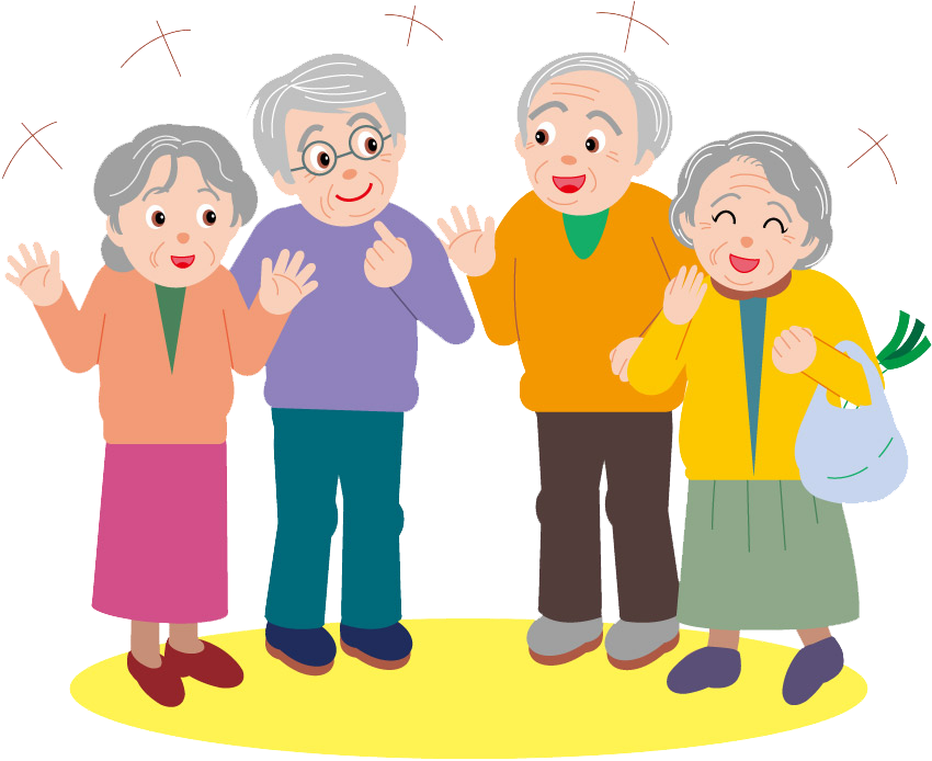 Party Age Old Cartoon Elderly HD Image Free PNG Clipart