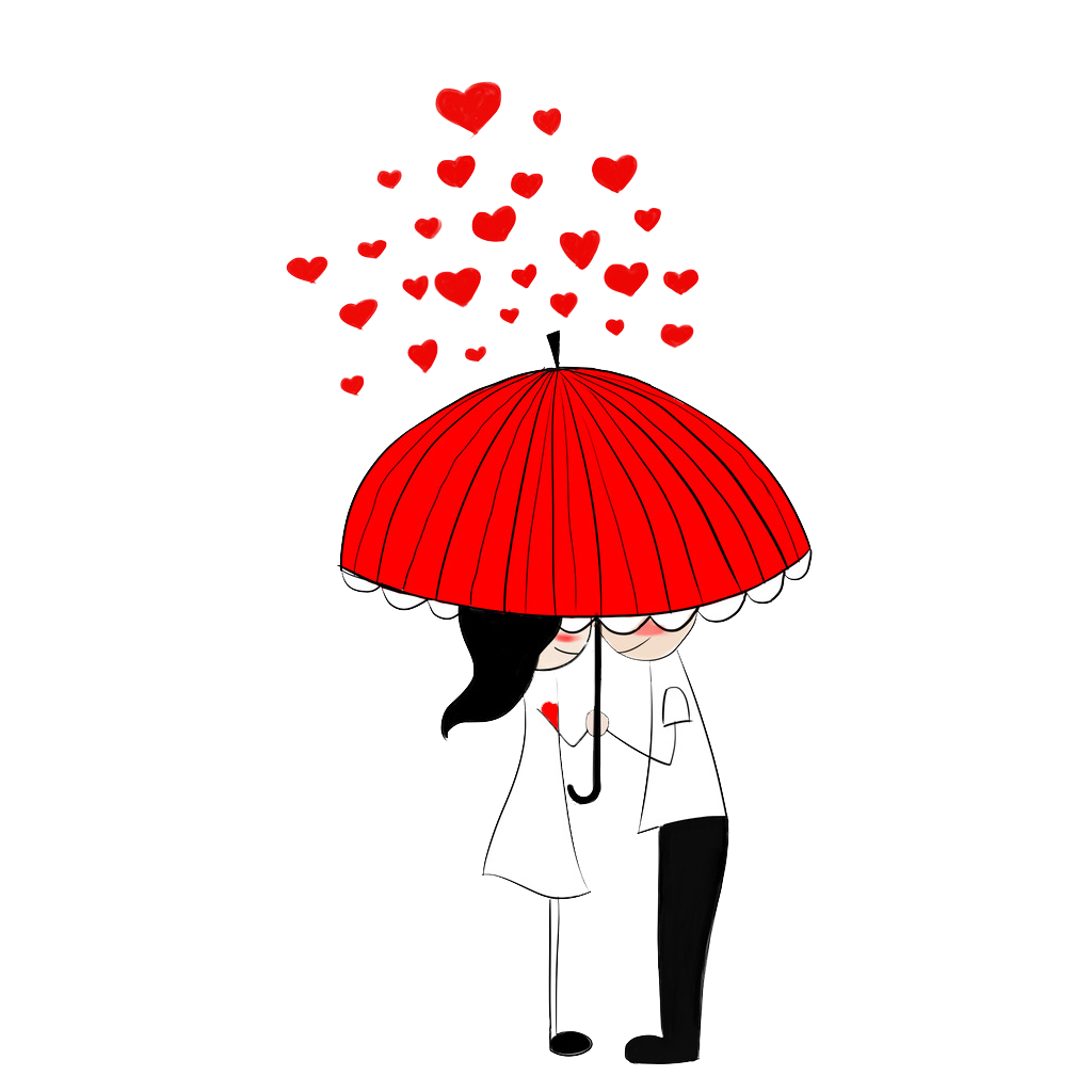 Romance Couple Romantic Illustration Free Frame Clipart