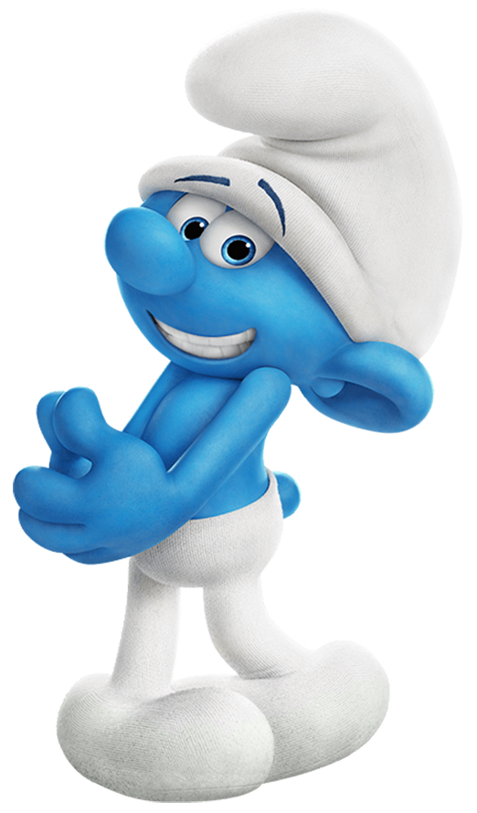 Smurfs Brainy Lost Hefty Papa Transparent Clumsy Clipart