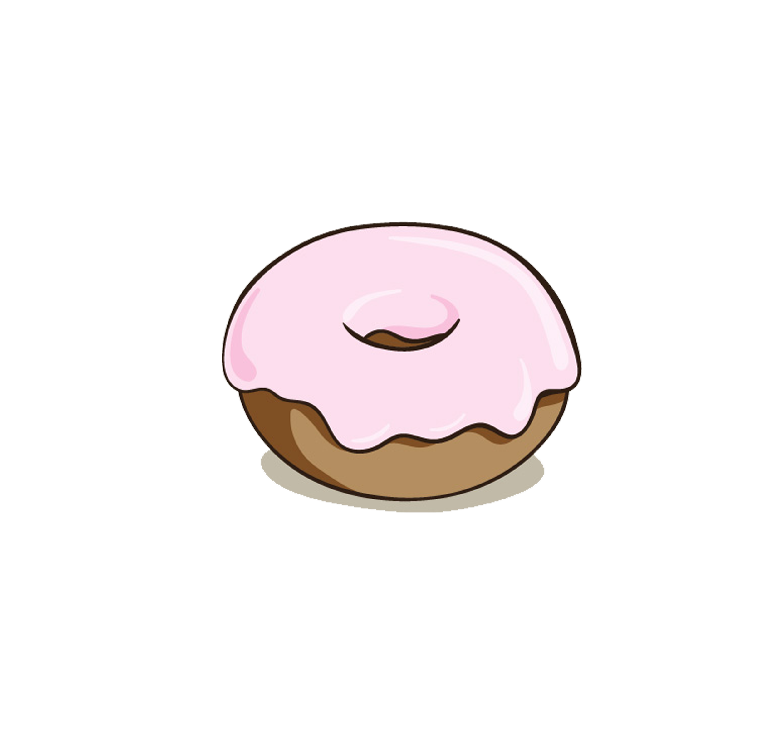 Donut Doughnut Cartoon Free Frame Clipart