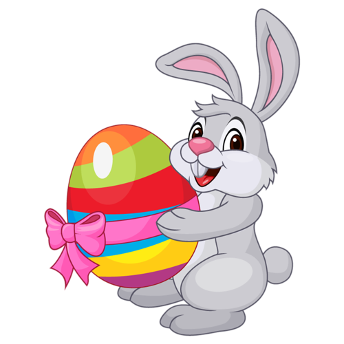 Easter Bunny Cartoon Free HD Image Clipart