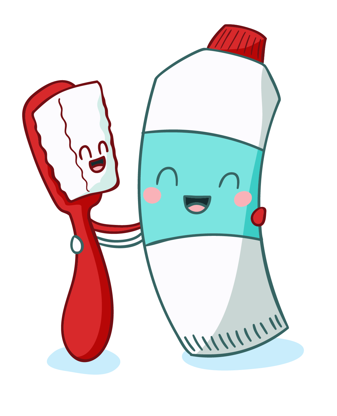 Toothbrush Brushing Tooth Electric Cartoon Free Photo PNG Clipart