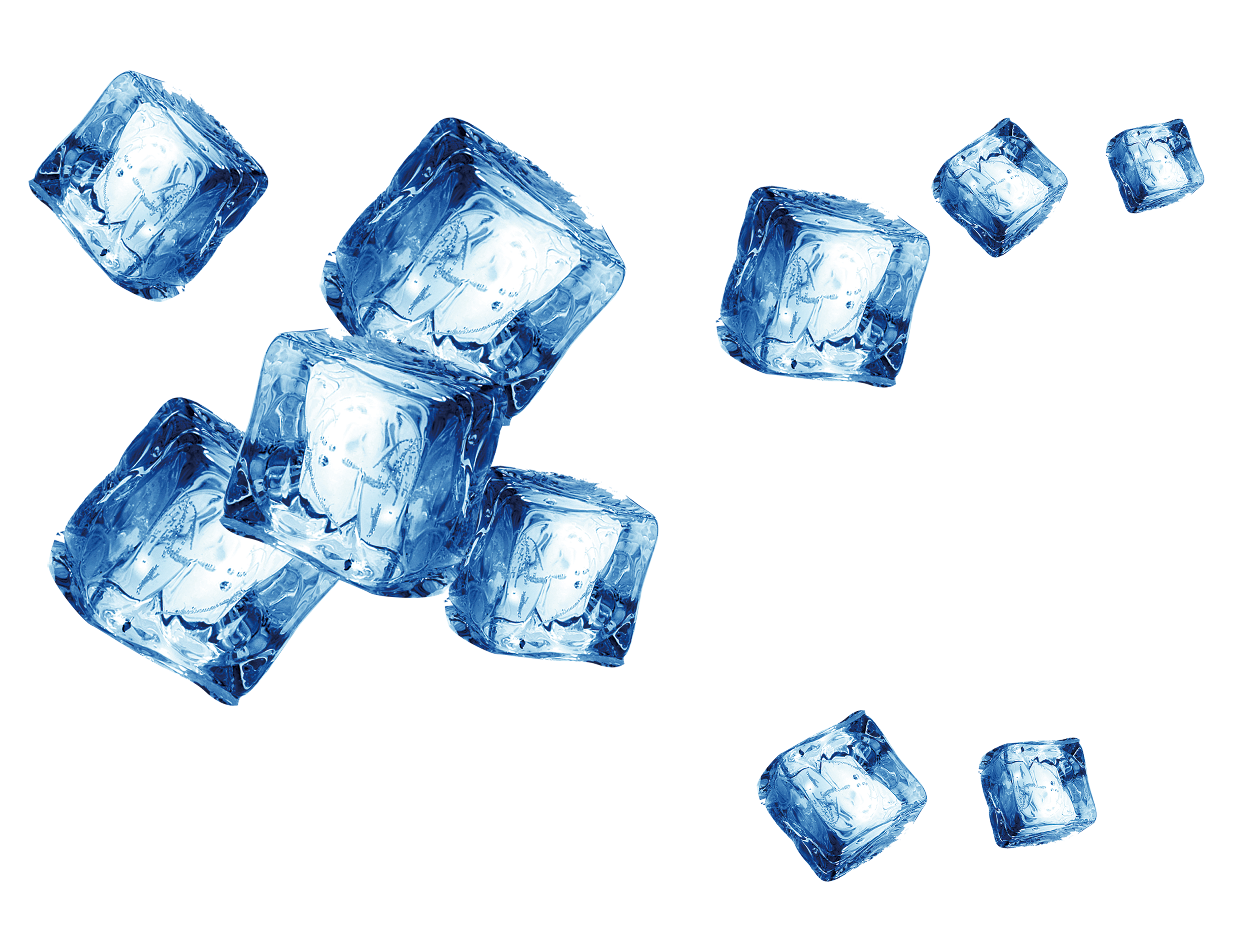 Blue Cube Iceberg Ice Cubes Free Transparent Image HQ Clipart