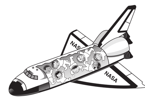 Of A Space Shuttle Clipart