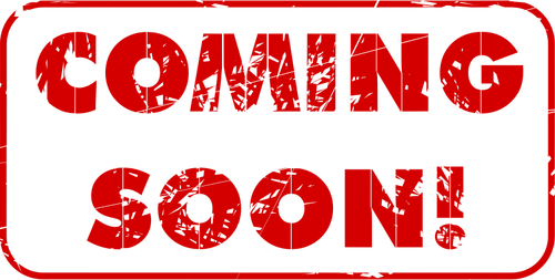 Red "Coming Soon" Stamp Clipart