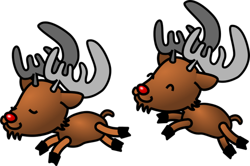 Reindeer Cartoon Clipart