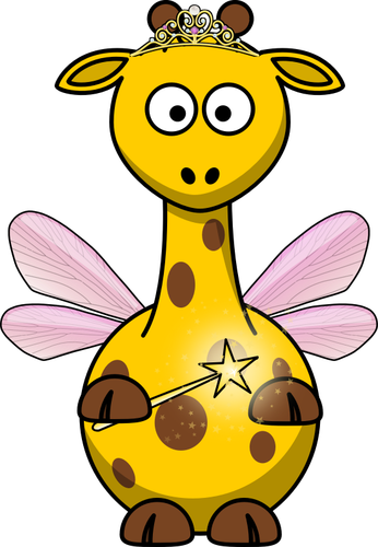 Of Fairy Giraffe Clipart