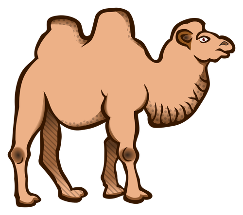 Cartoon Of A Camel Clipart