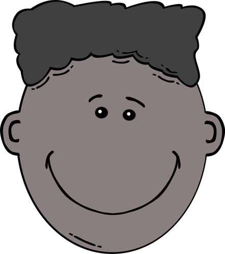 Boy Face Cartoon Art Clipart